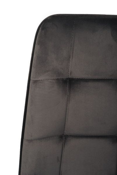 Стул N-46 серый велюр N-46-grey-velvet/ black фото