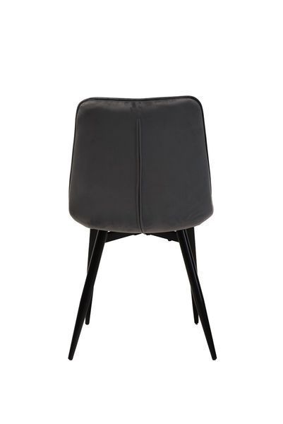 Стул N-46 серый велюр N-46-grey-velvet/ black фото