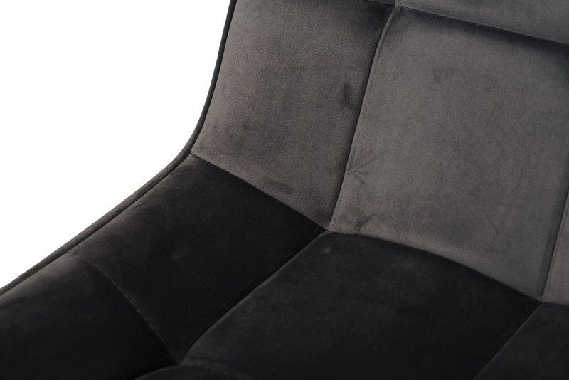 Стул N-46 серый велюр N-46-grey-velvet/ black фото