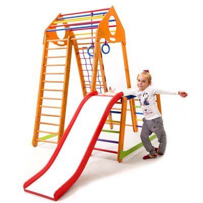 Детский спортивный комплекс BambinoWood Plus 1-1 SportBaby &laquo;BambinoWoodPlus 1-1&raquo; фото