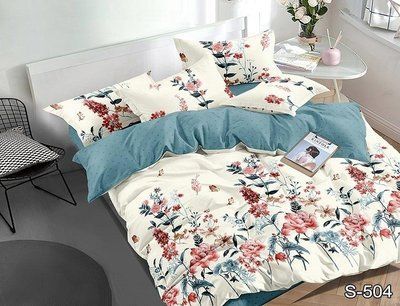 ТМ TAG Комплект постільної білизни з компаньйоном S504 TAG satin (еmax)-512 фото