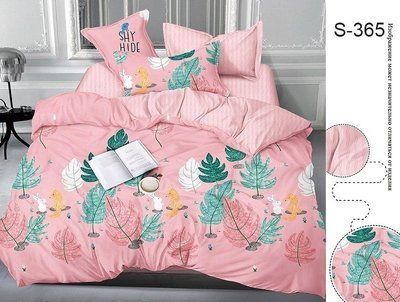 ТМ TAG Комплект постільної білизни з компаньйоном S365 TAG satin (evro)-365 фото