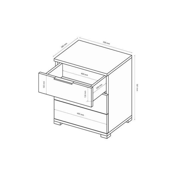Тумба приліжкова   Тедді 3Ящ MiroMark 668843123 фото