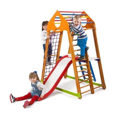 Детский спортивный комплекс BambinoWood Plus 2 SportBaby &laquo;BambinoWood Plus 2&raquo; фото