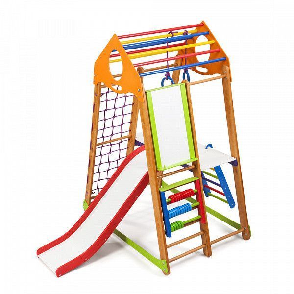 Детский спортивный комплекс BambinoWood Plus 3 SportBaby &laquo;BambinoWood Plus 3&raquo; фото