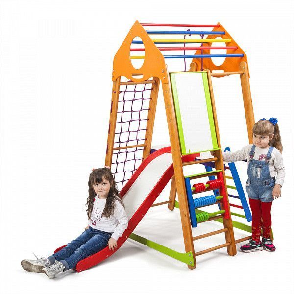 Детский спортивный комплекс BambinoWood Plus 3 SportBaby &laquo;BambinoWood Plus 3&raquo; фото