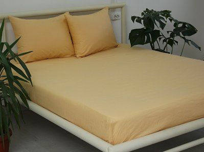 ТМ TAG Простирадло на гумці + наволочки 160х200х20 Apricot Cream TAG prostrez11-043 фото