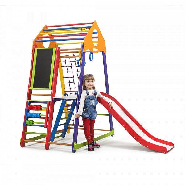 Дитячий спортивний комплекс BambinoWood Color Plus 3 SportBaby &laquo;BambinoWoodColor Plus 3&raquo; фото