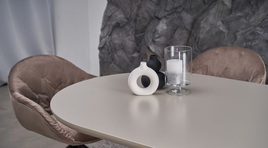Стол полиуретановый МДФ TМ-210 теплый песок TML-545-matte-cappuccino фото