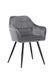 Стілець M-62 сірий велюр M-62-grey-velvet/ black фото 1