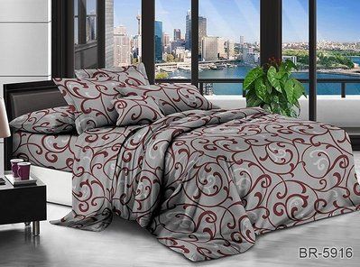 ТМ TAG Комплект постельного белья BR-5916 TAG polycotton sem-716 фото