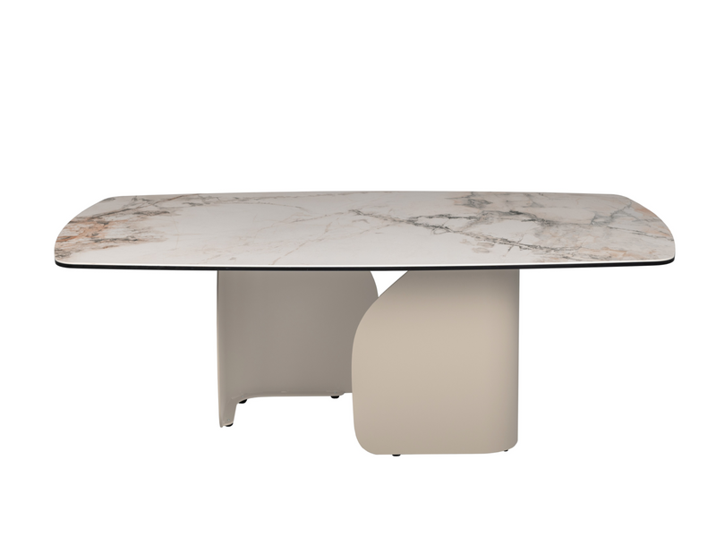Журнальный стол "Кристиано" аврора голд + бежевый kristiano-aurora-gold/biege-coffee-table фото