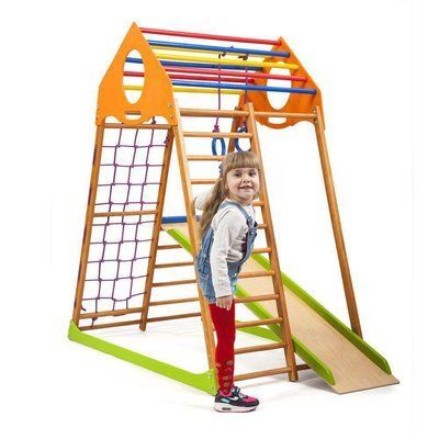 Детский спортивный комплекс для дома KindWood SportBaby &laquo;KindWood&raquo; фото