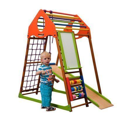 Детский спортивный комплекс для дома KindWood Plus SportBaby &laquo;KindWood Plus&raquo; фото