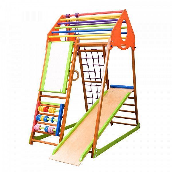 Детский спортивный комплекс для дома KindWood Plus SportBaby &laquo;KindWood Plus&raquo; фото