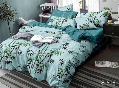 ТМ TAG Комплект постільної білизни з компаньйоном S506 TAG satin (еmax)-514 фото
